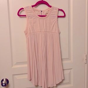 Pale pink Babydoll sleeveless shirt size small